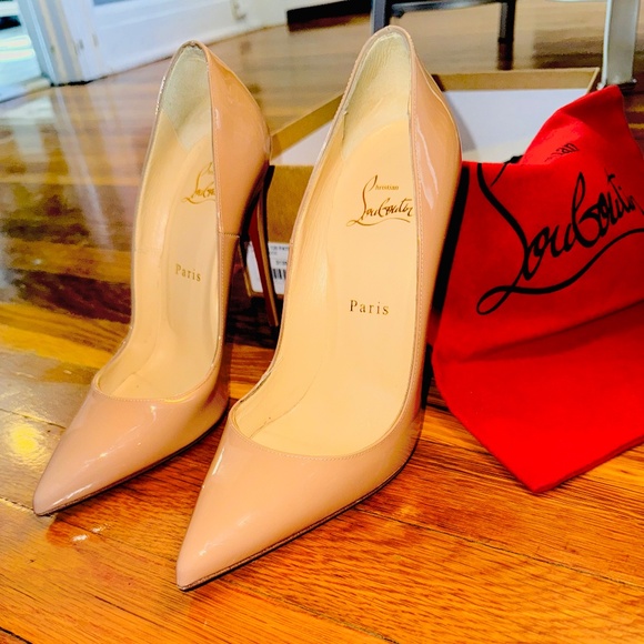 Christian Louboutin So Kate 120MM Patent Leather Pump (used)